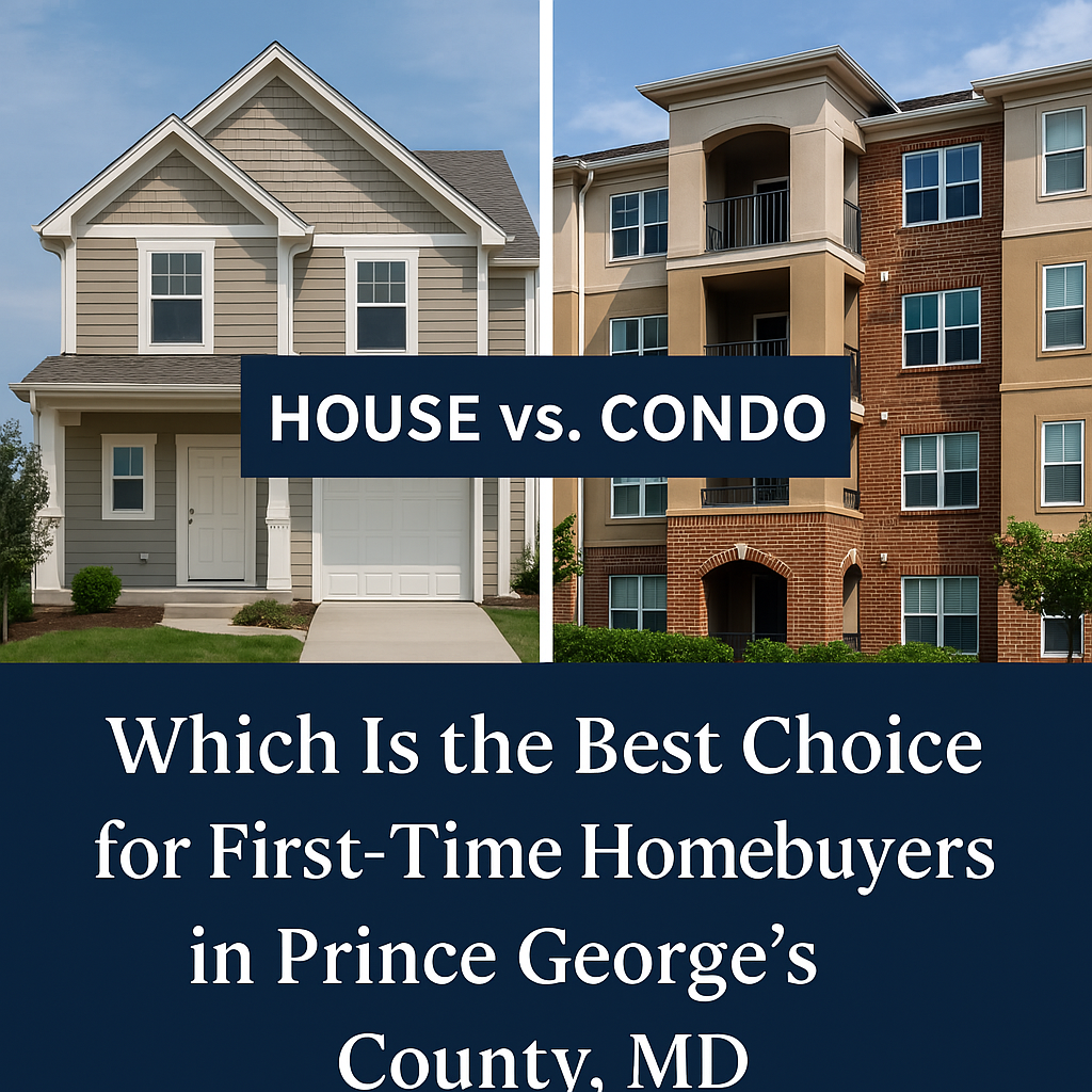 House vs. Condo: Which Is the Best Choice for First-Time Homebuyers in Prince George’s County, MD?